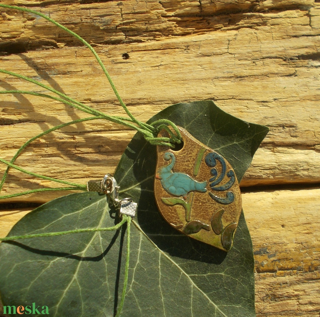 Nyaklánc madárral - ékszer - nyaklánc - medálos nyaklánc - Meska.hu