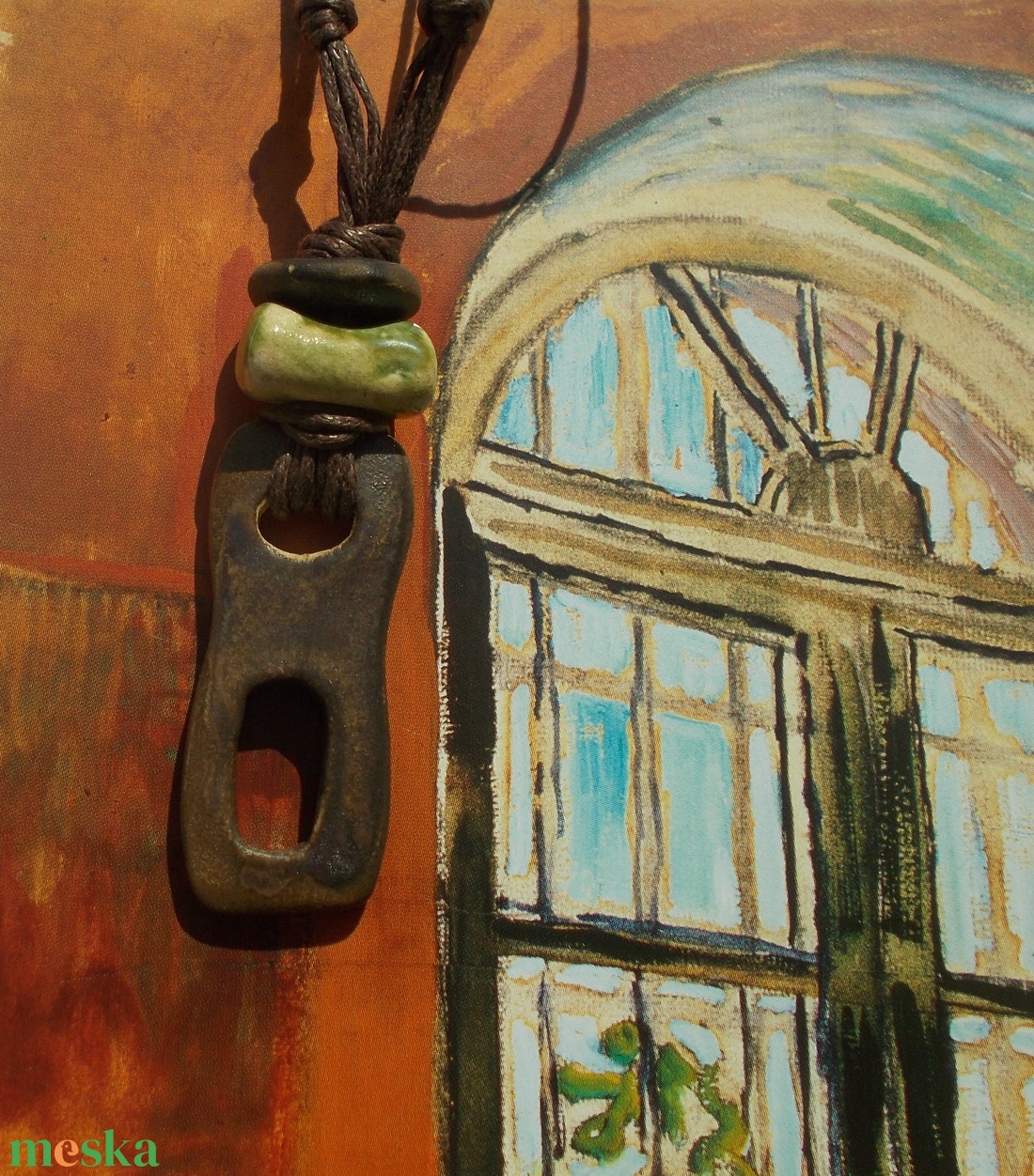 barna nyaklánc - ékszer - nyaklánc - medálos nyaklánc - Meska.hu