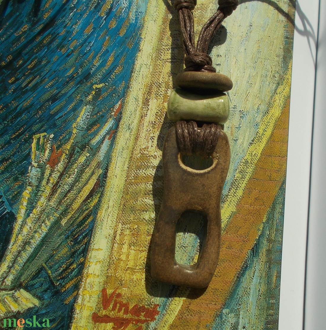 barna nyaklánc - ékszer - nyaklánc - medálos nyaklánc - Meska.hu