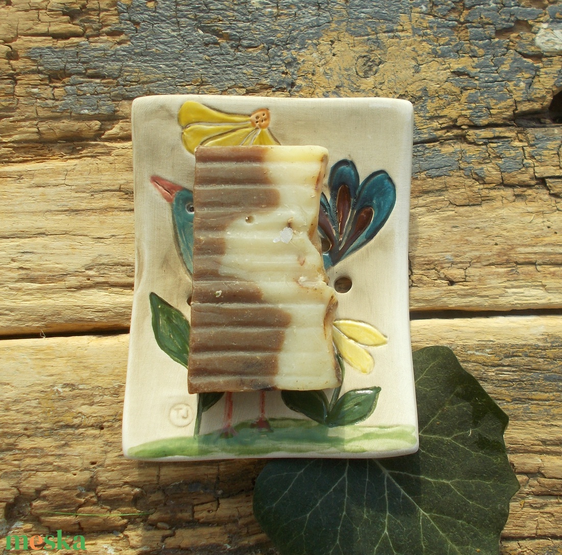 Madaras szappantartó - otthon & életmód - fürdőszoba - szappantartó - Meska.hu