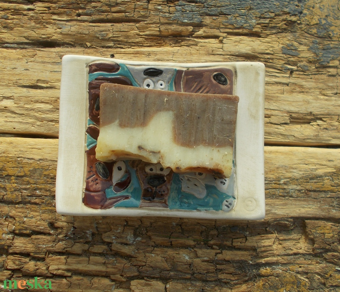 Kutyusok - otthon & életmód - fürdőszoba - szappantartó - Meska.hu