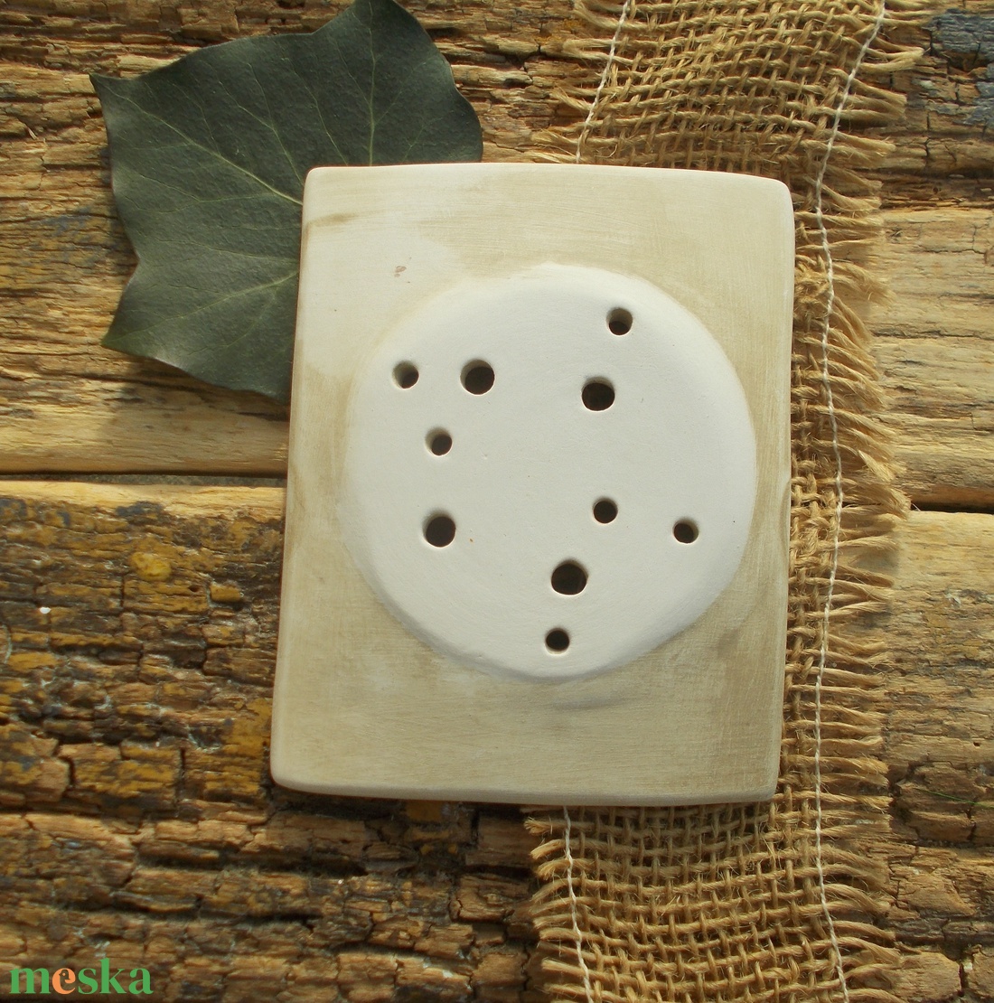 Virágos   szappantartó - otthon & életmód - fürdőszoba - szappantartó - Meska.hu