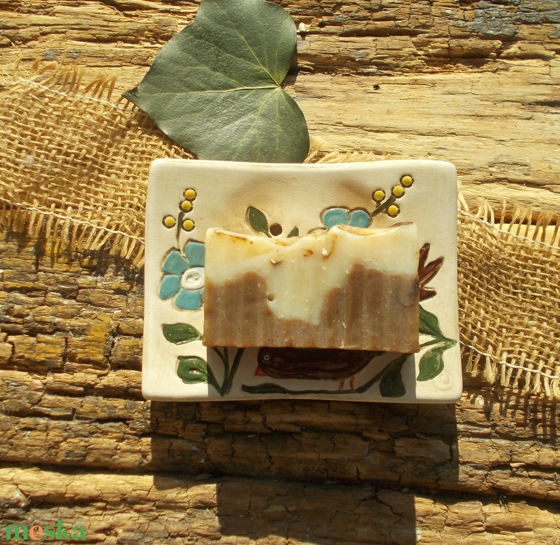 Madárkás szappantartó - otthon & életmód - fürdőszoba - szappantartó - Meska.hu