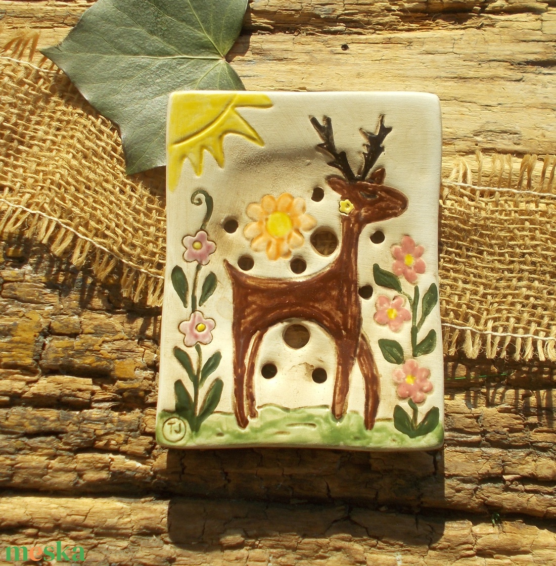 Tavasz - otthon & életmód - fürdőszoba - szappantartó - Meska.hu