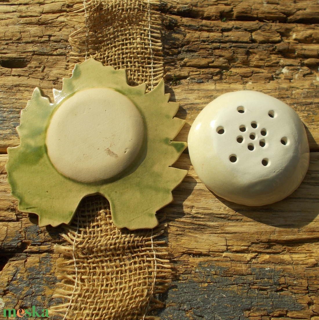 Kétrészes szappantartó - otthon & életmód - fürdőszoba - szappantartó - Meska.hu