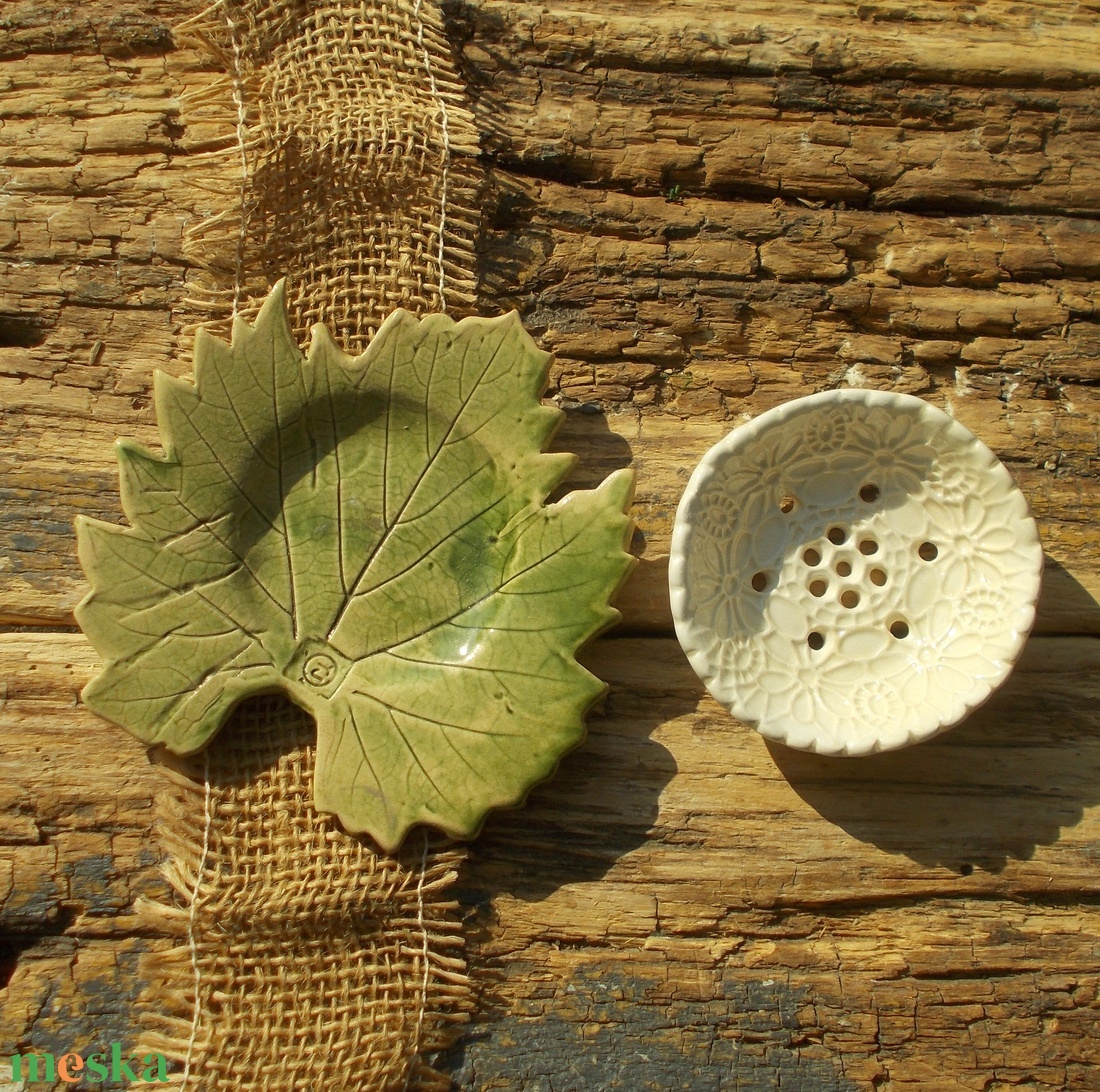 Kétrészes szappantartó - otthon & életmód - fürdőszoba - szappantartó - Meska.hu