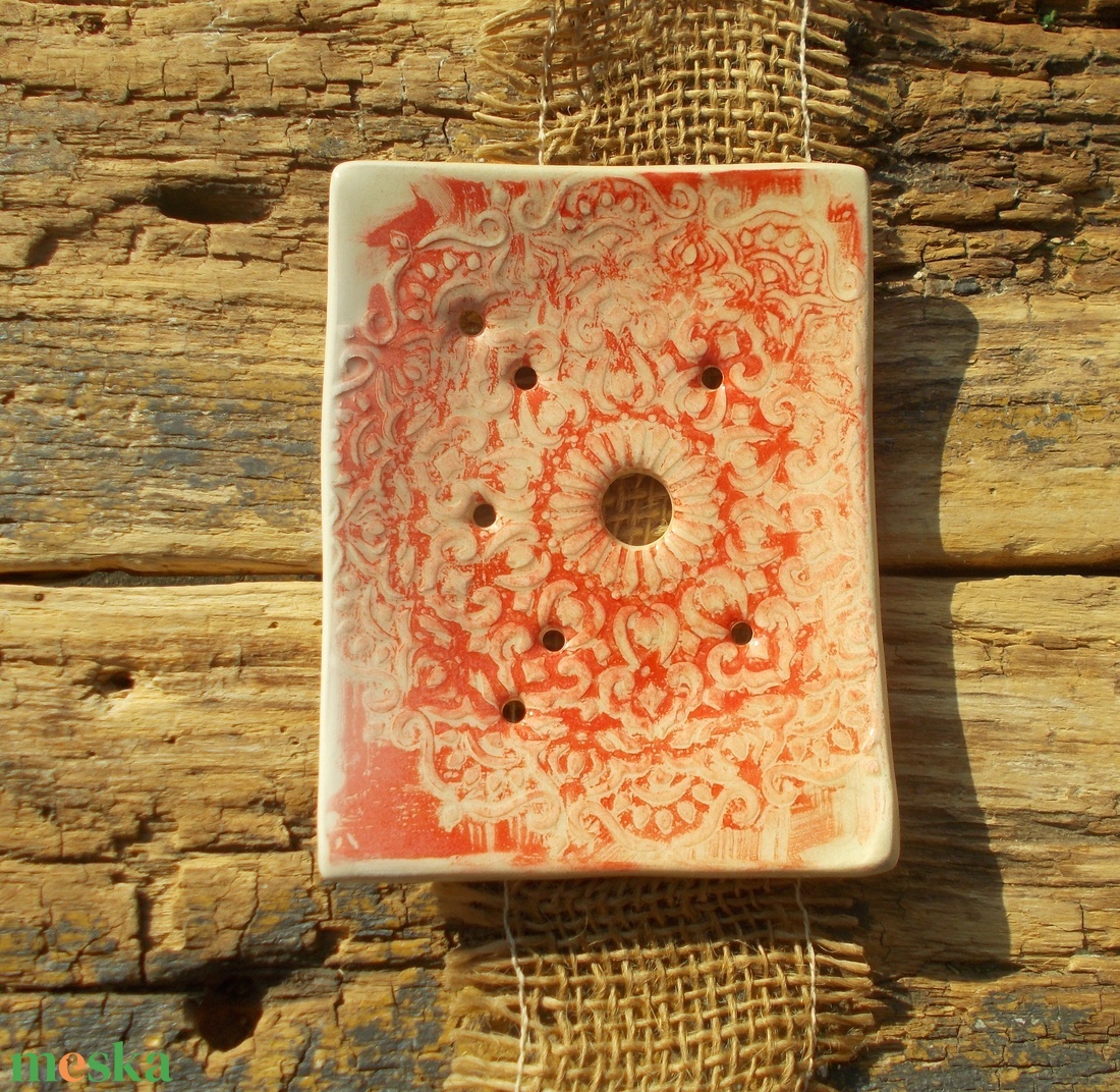 Antikolt  szappantartó - otthon & életmód - fürdőszoba - szappantartó - Meska.hu