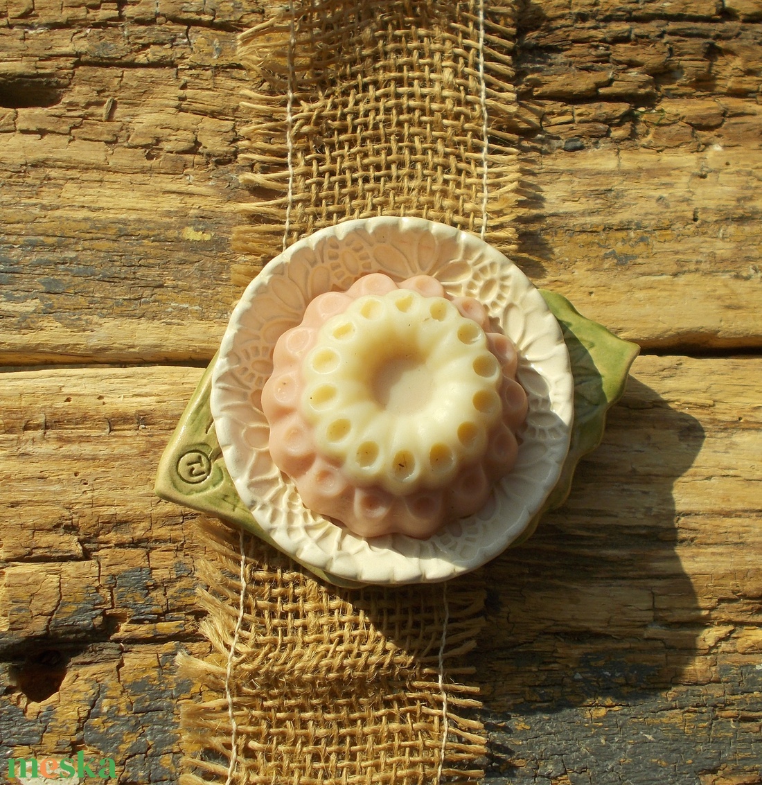 Kétrészes szappantartó - otthon & életmód - fürdőszoba - szappantartó - Meska.hu