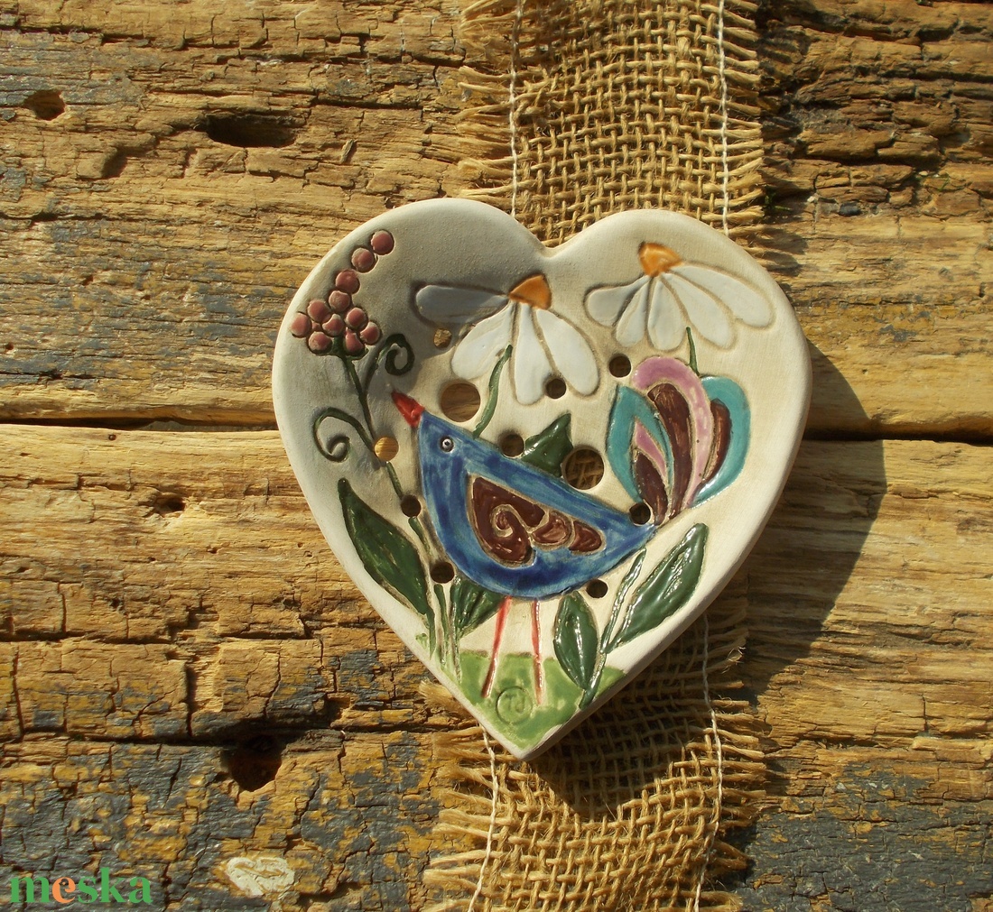 Madárkás szappantartó - otthon & életmód - fürdőszoba - szappantartó - Meska.hu