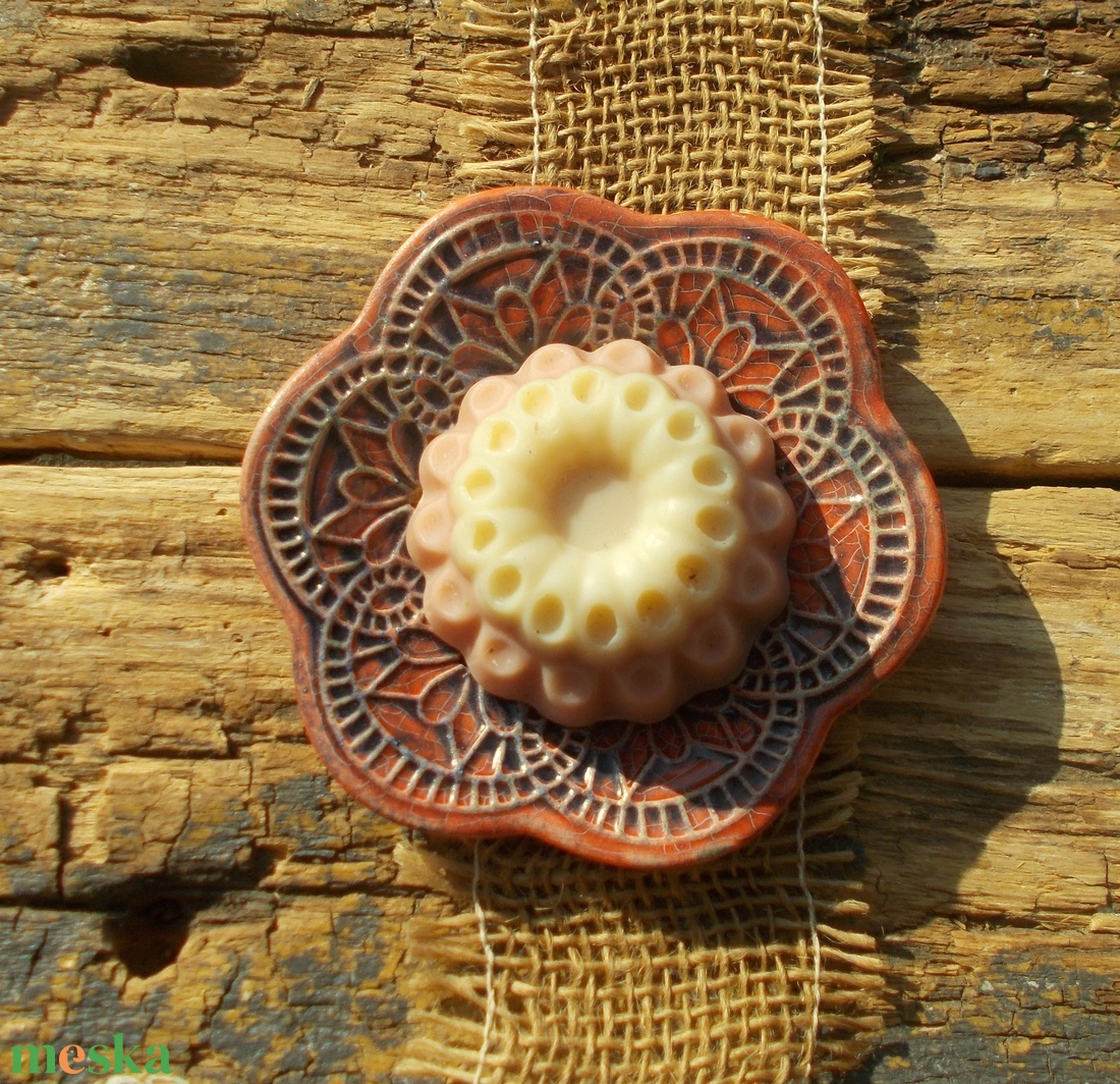 Tenyérnyi szappantartó - otthon & életmód - fürdőszoba - szappantartó - Meska.hu