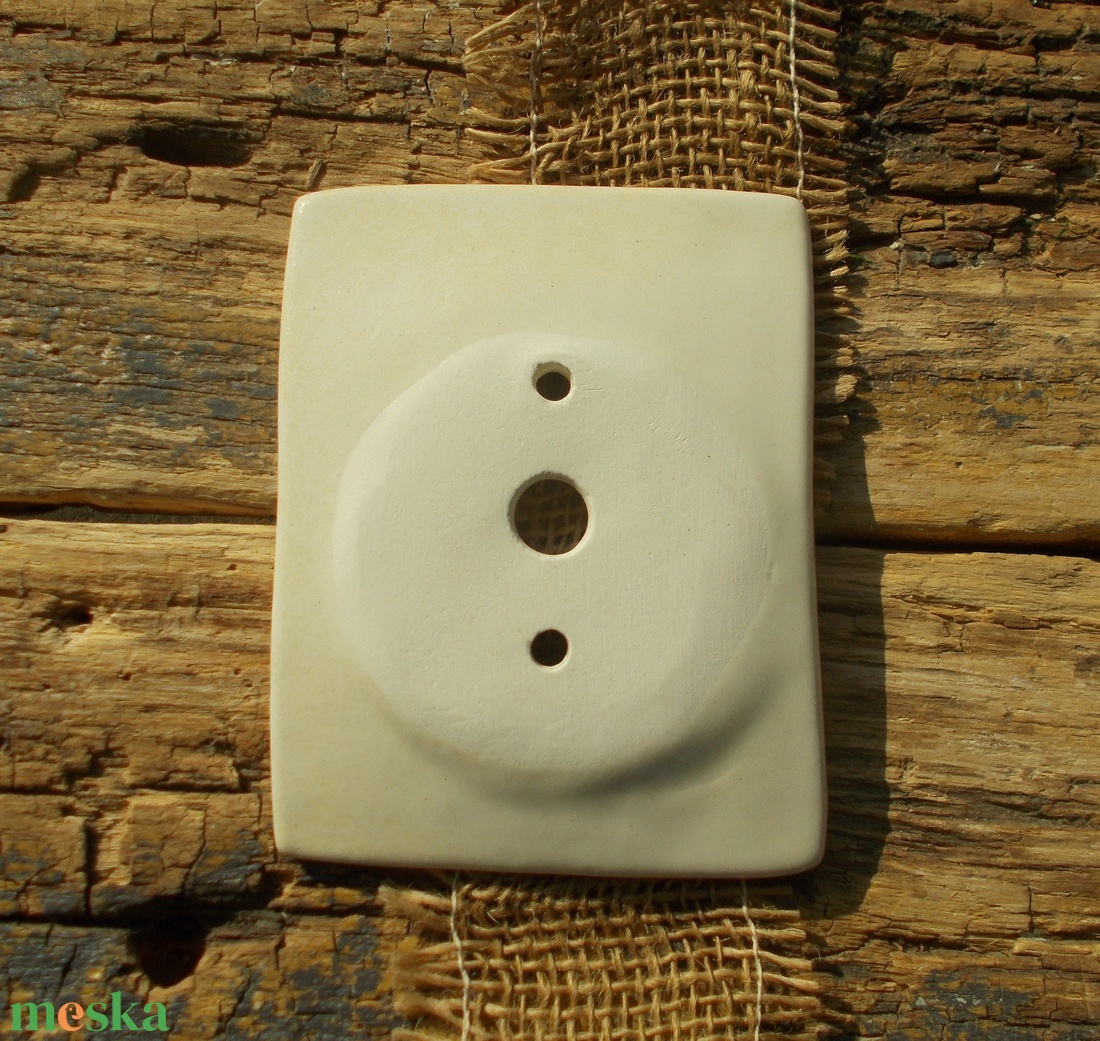 Fehér szappantartó - otthon & életmód - fürdőszoba - szappantartó - Meska.hu