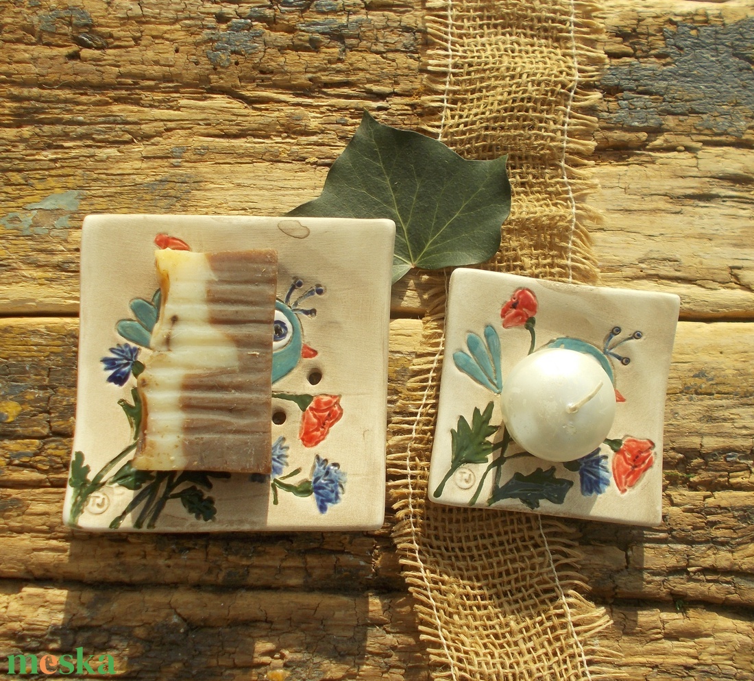 Madárka - otthon & életmód - fürdőszoba - szappantartó - Meska.hu