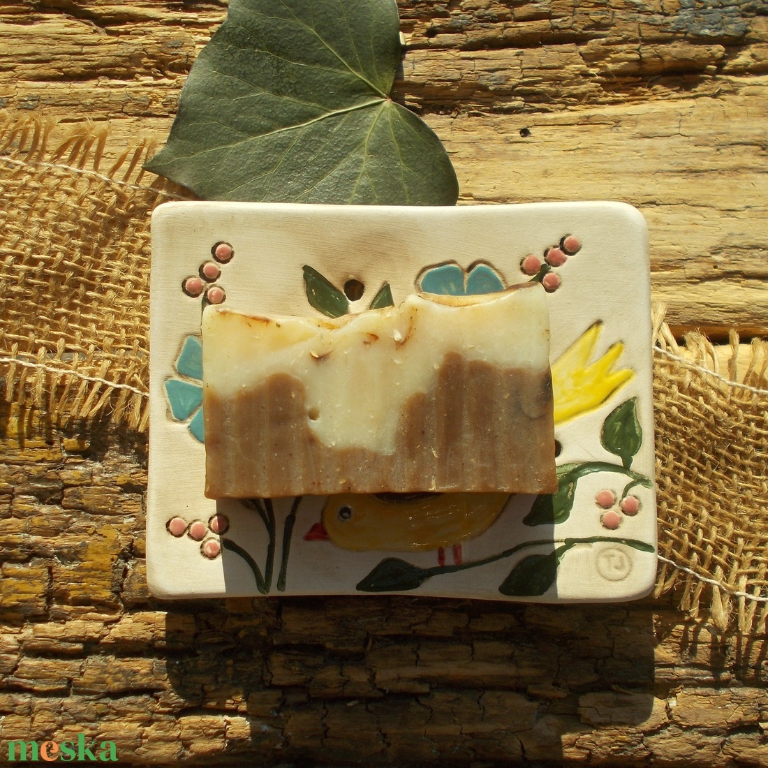 Madárkás szappantartó - otthon & életmód - fürdőszoba - szappantartó - Meska.hu