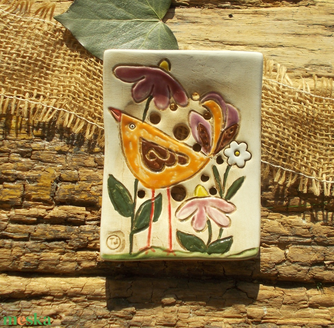 Madárkás szappantartó - otthon & életmód - fürdőszoba - szappantartó - Meska.hu