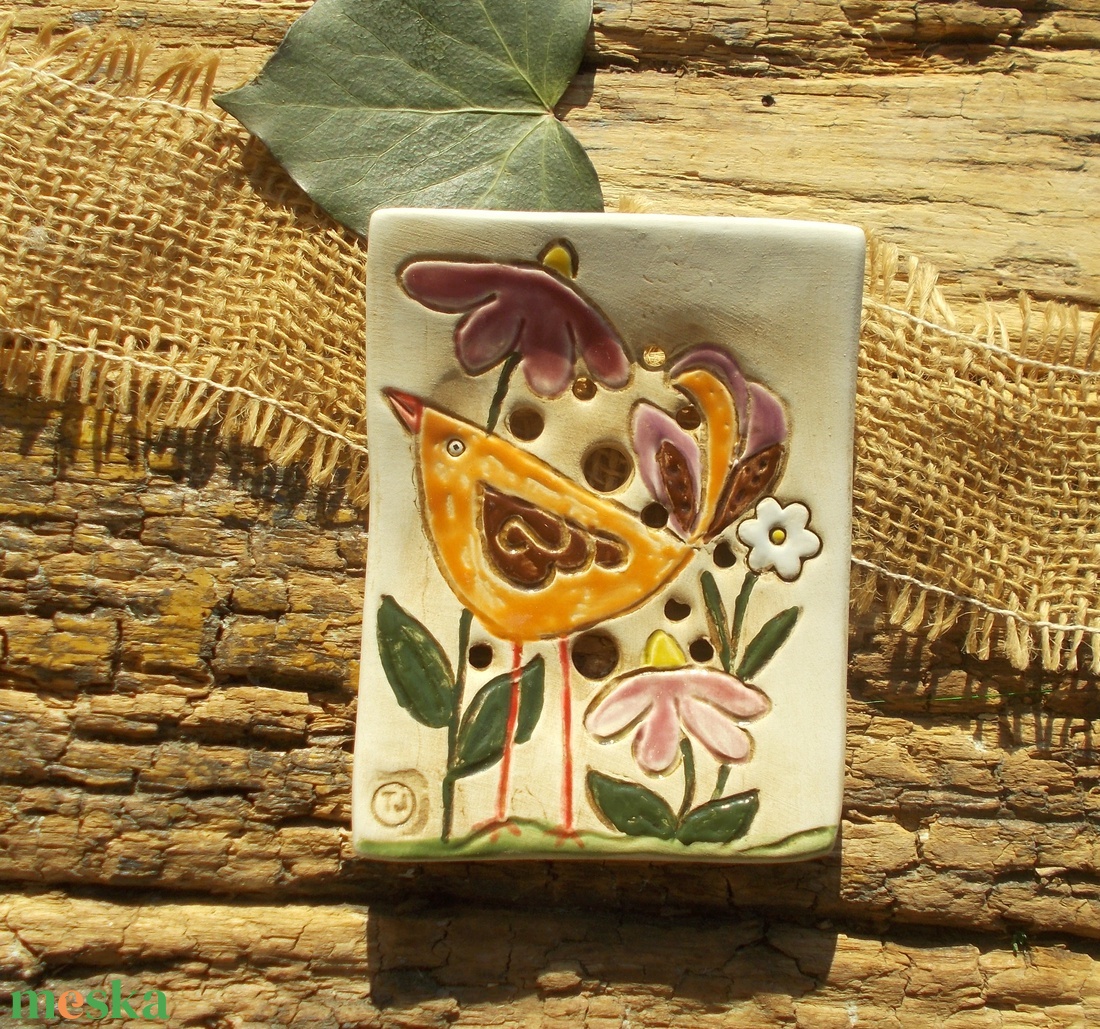 Madárkás szappantartó - otthon & életmód - fürdőszoba - szappantartó - Meska.hu