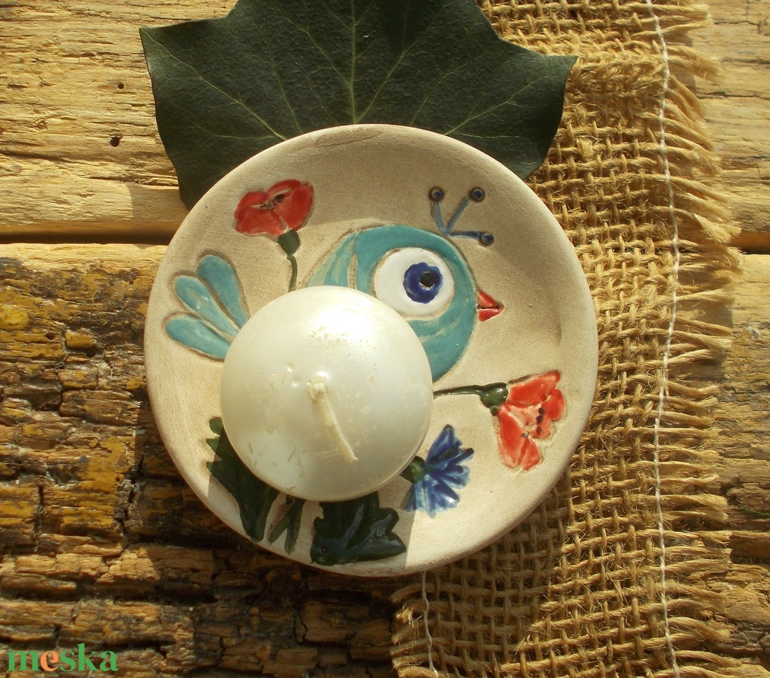 Madárkás  mécsestartó - otthon & életmód - gyertya, illat, aroma - mécses és mécsestartó - Meska.hu