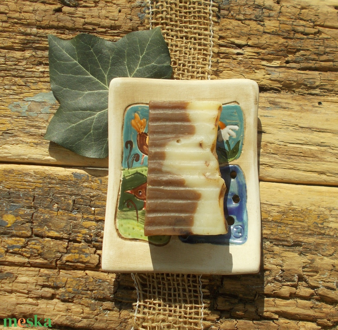 Vidám  szappantartó - otthon & életmód - fürdőszoba - szappantartó - Meska.hu