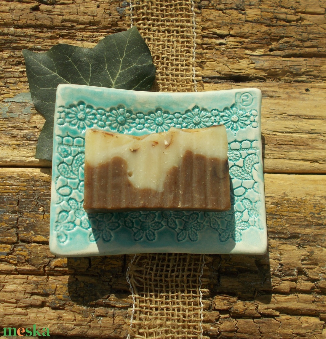 Csipkés  szappantartó - otthon & életmód - fürdőszoba - szappantartó - Meska.hu