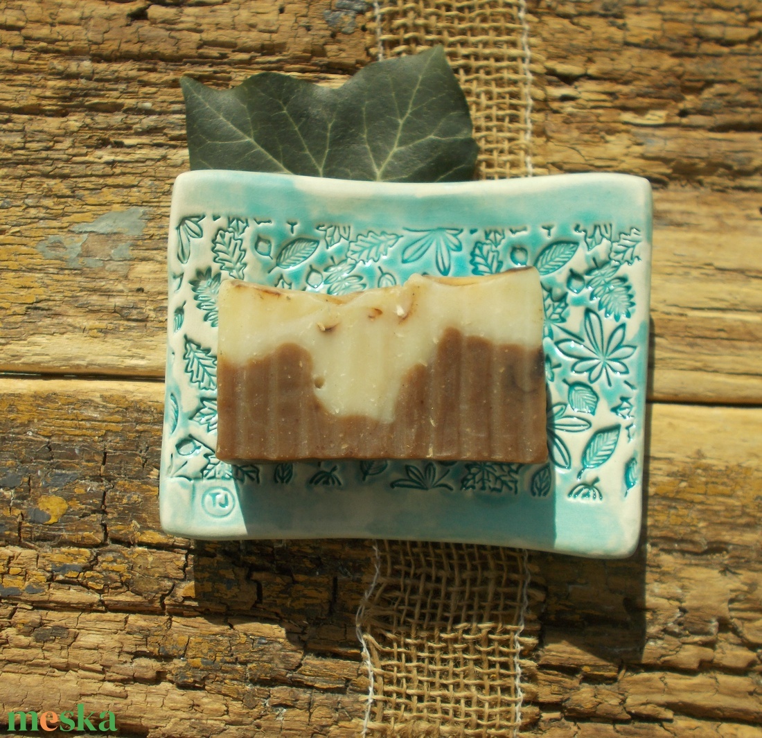 Csipkés  szappantartó - otthon & életmód - fürdőszoba - szappantartó - Meska.hu