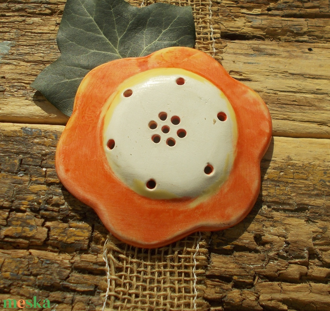 Csipkés szappantartó - otthon & életmód - fürdőszoba - szappantartó - Meska.hu