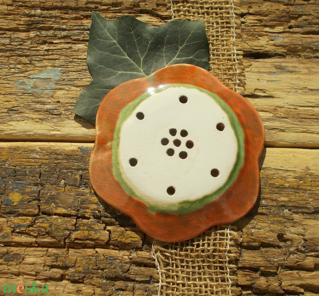 Csipkés szappantartó - otthon & életmód - fürdőszoba - szappantartó - Meska.hu