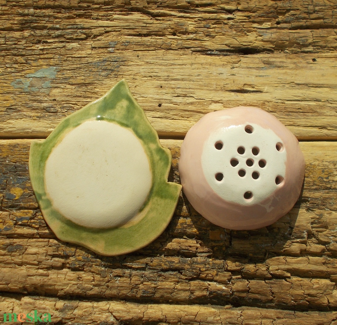 Kétrészes szappantartó - otthon & életmód - fürdőszoba - szappantartó - Meska.hu