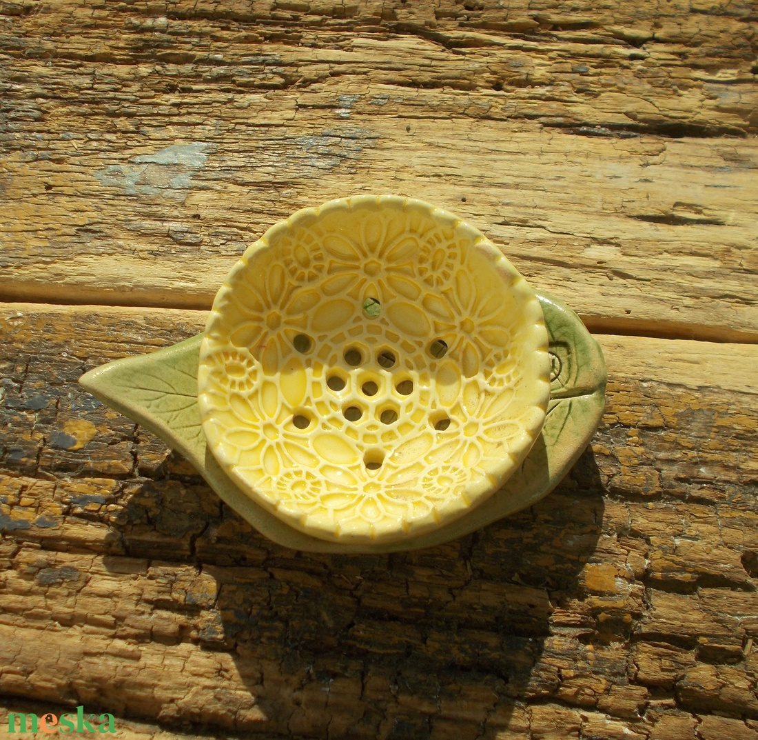 Kétrészes szappantartó - otthon & életmód - fürdőszoba - szappantartó - Meska.hu