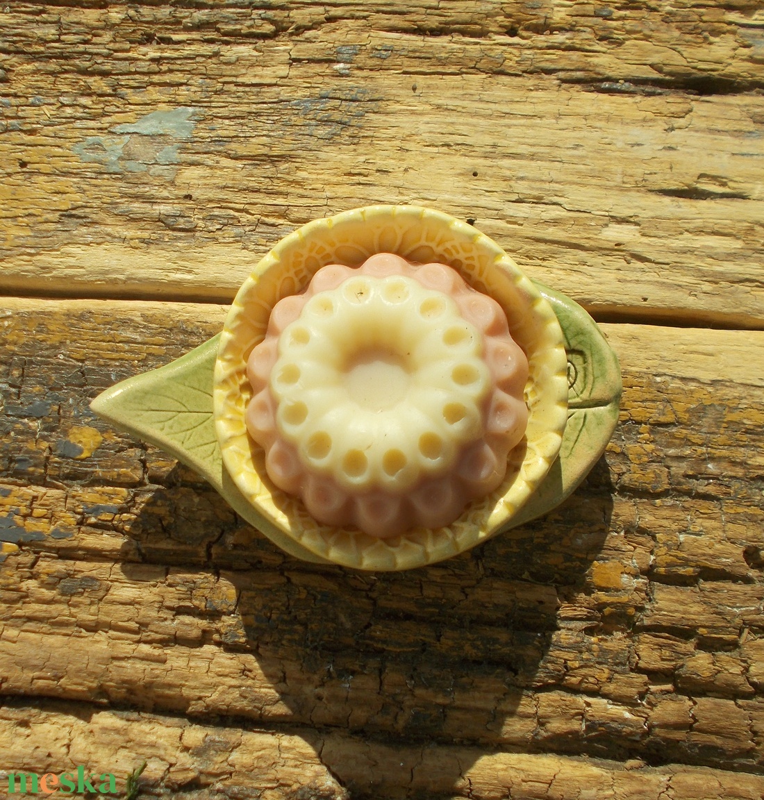 Kétrészes szappantartó - otthon & életmód - fürdőszoba - szappantartó - Meska.hu