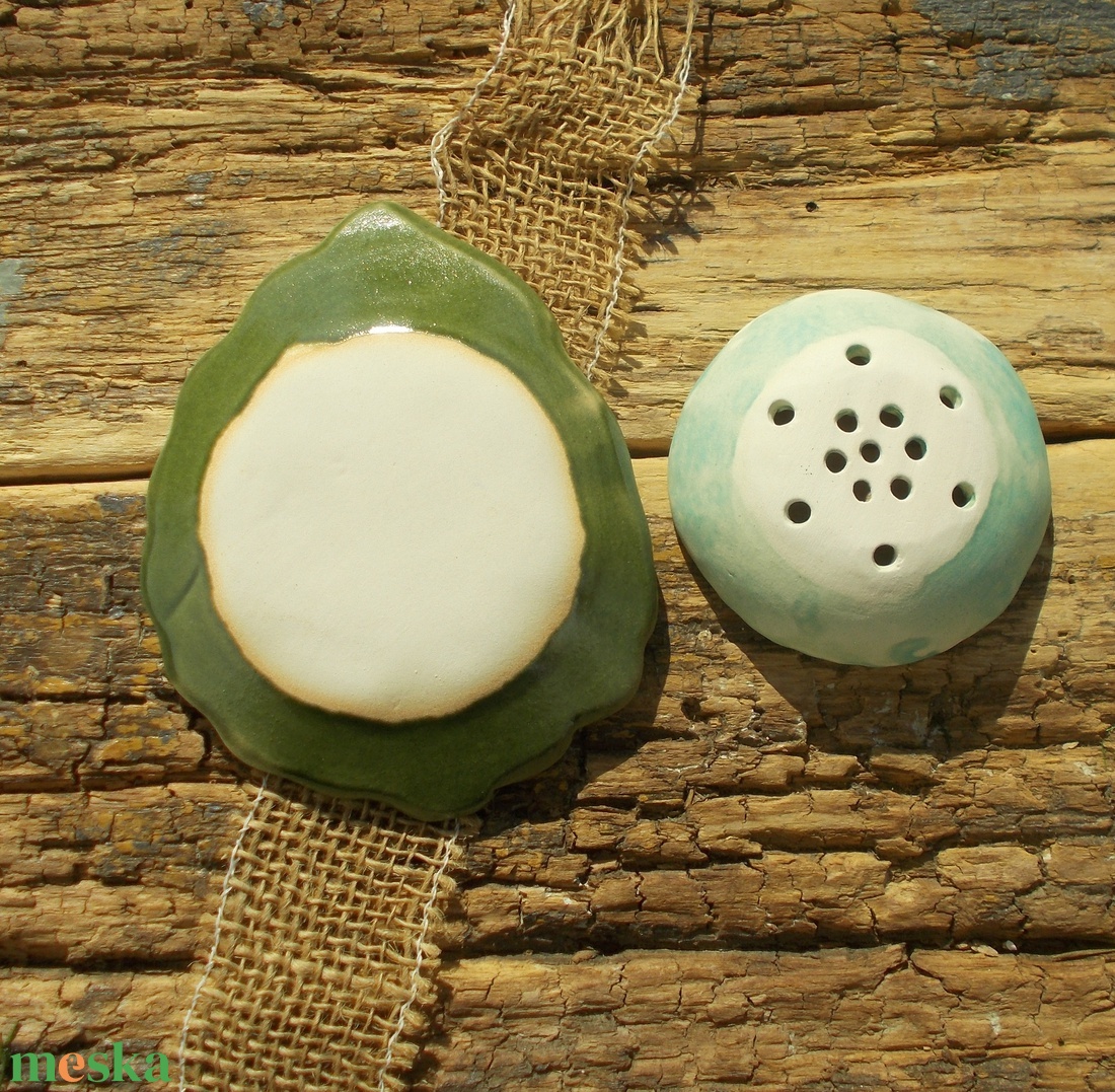 Kétrészes szappantartó - otthon & életmód - fürdőszoba - szappantartó - Meska.hu