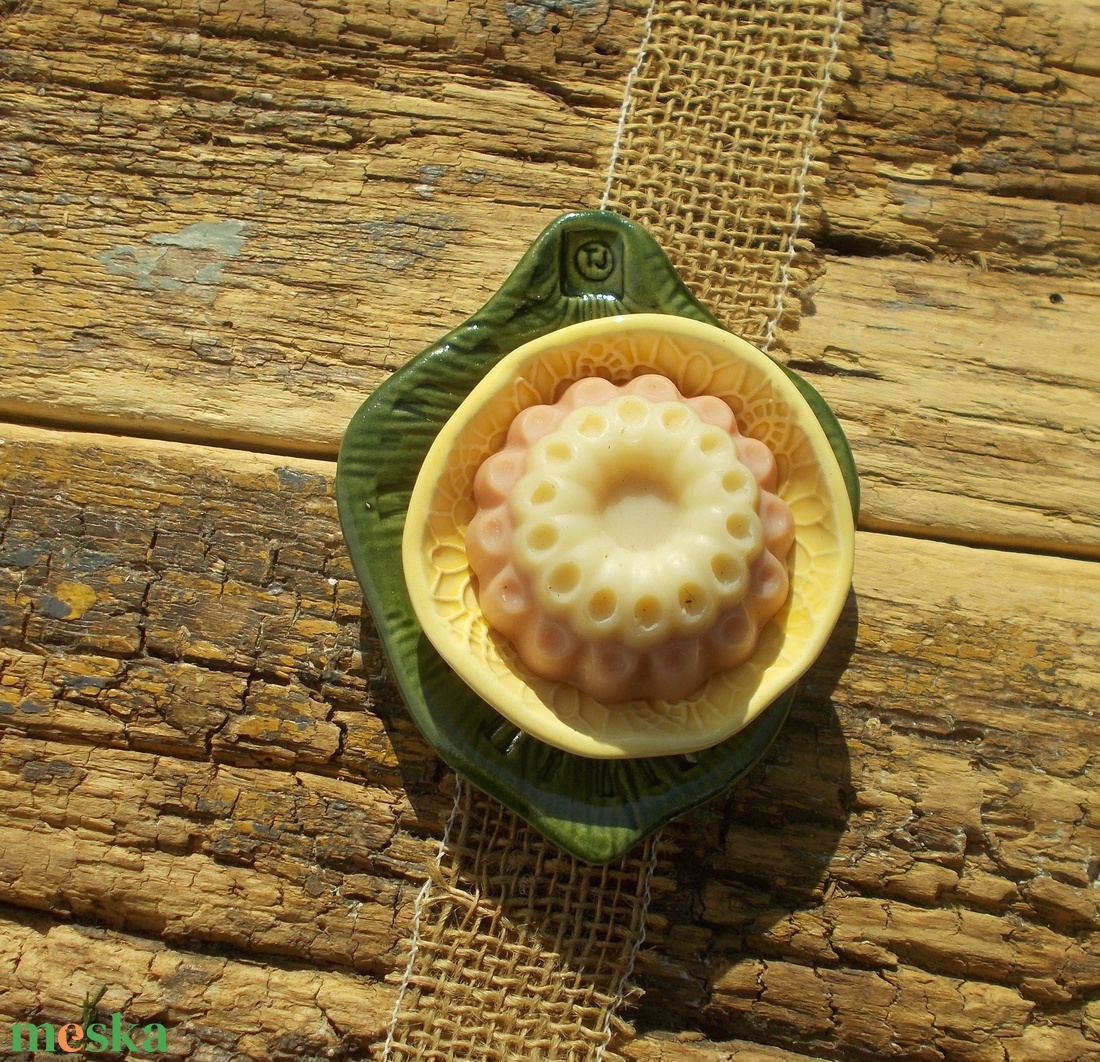 Kétrészes szappantartó - otthon & életmód - fürdőszoba - szappantartó - Meska.hu