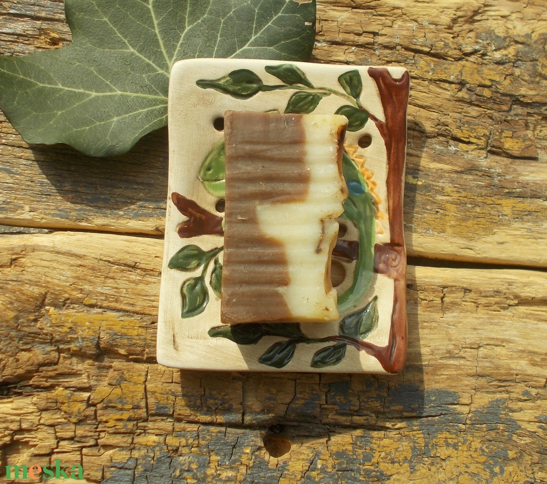 Kaméleon - otthon & életmód - fürdőszoba - szappantartó - Meska.hu