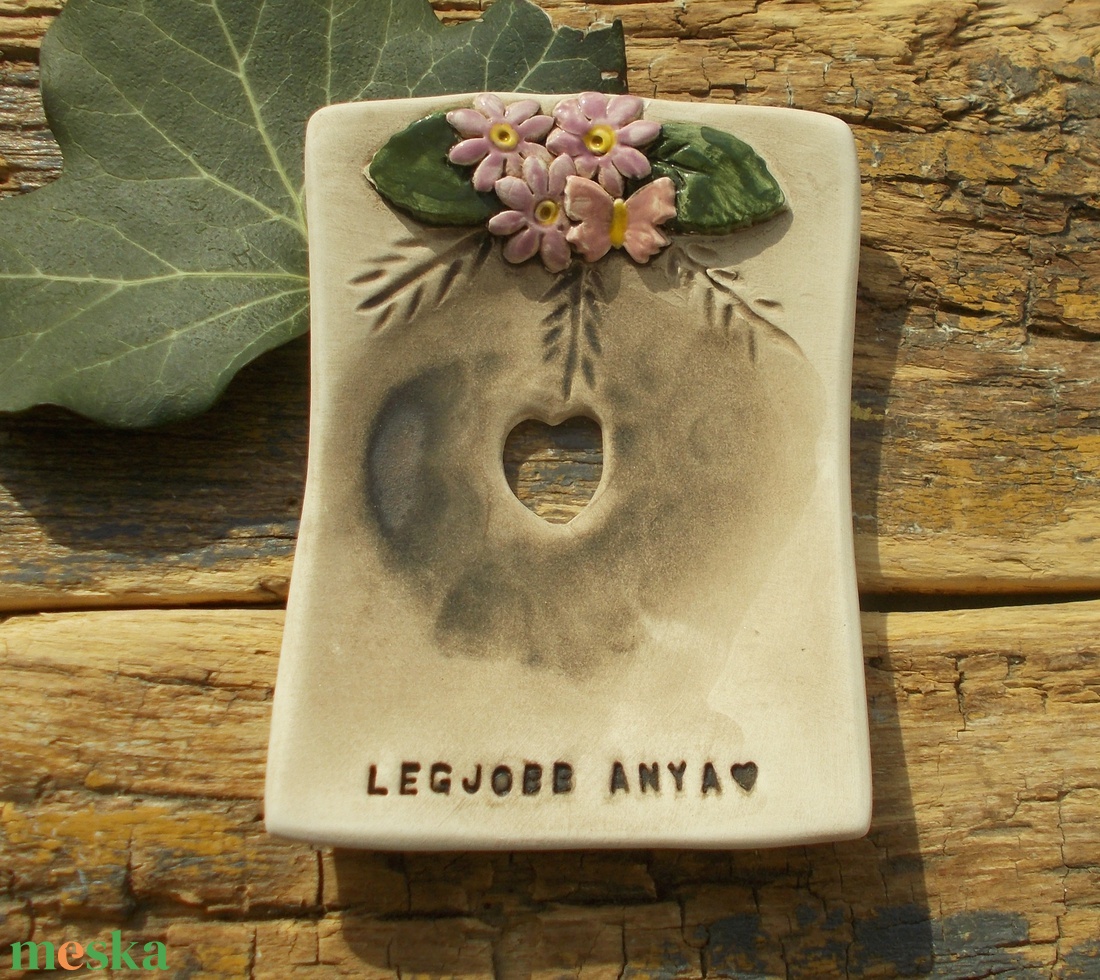 Legjobb anya - otthon & életmód - fürdőszoba - szappantartó - Meska.hu