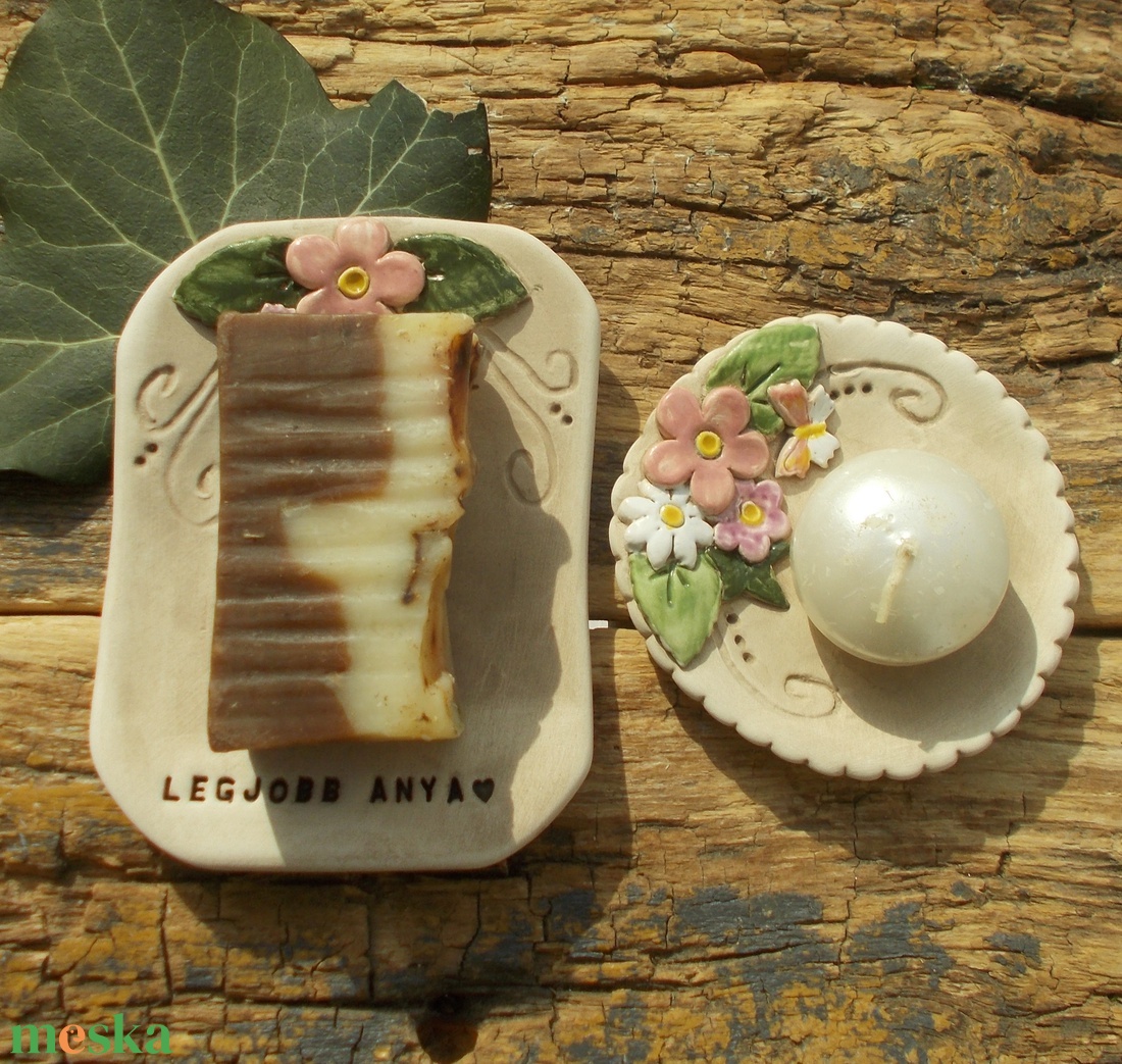 Legjobb anya - otthon & életmód - fürdőszoba - szappantartó - Meska.hu