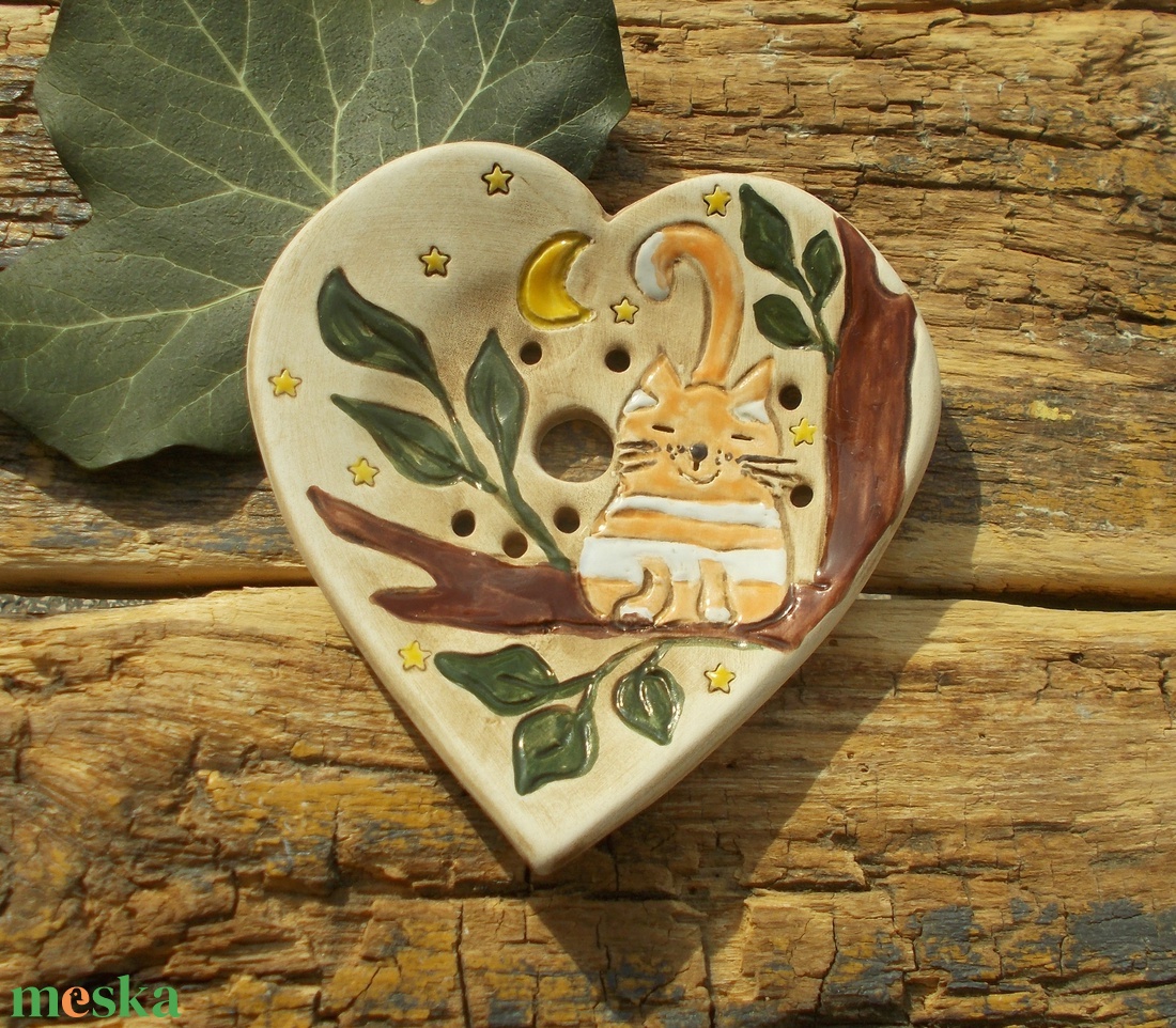 Cirmi a fán - otthon & életmód - fürdőszoba - szappantartó - Meska.hu