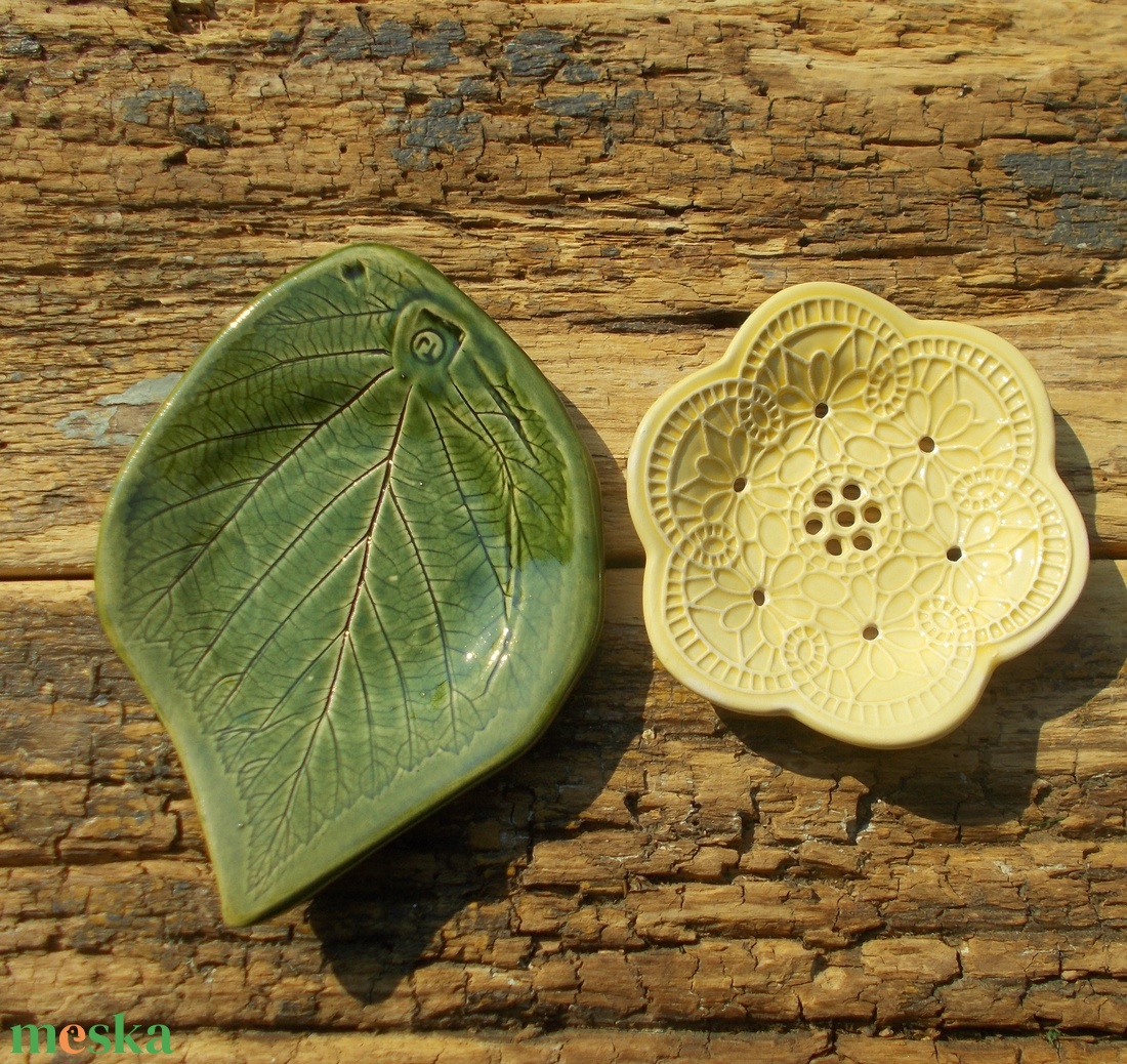 Kétrészes szappantartó - otthon & életmód - fürdőszoba - szappantartó - Meska.hu