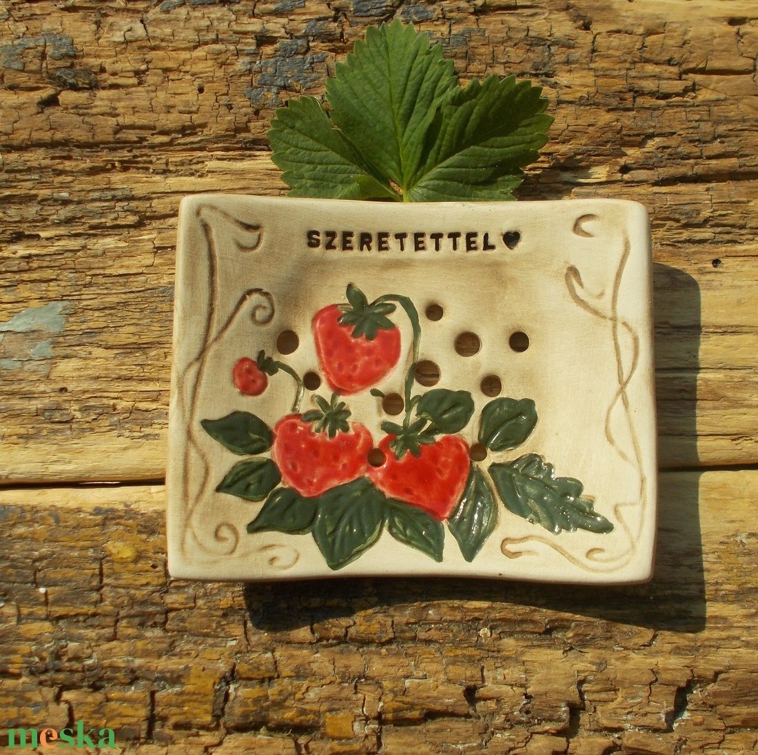 Epres szappantartó - otthon & életmód - fürdőszoba - szappantartó - Meska.hu