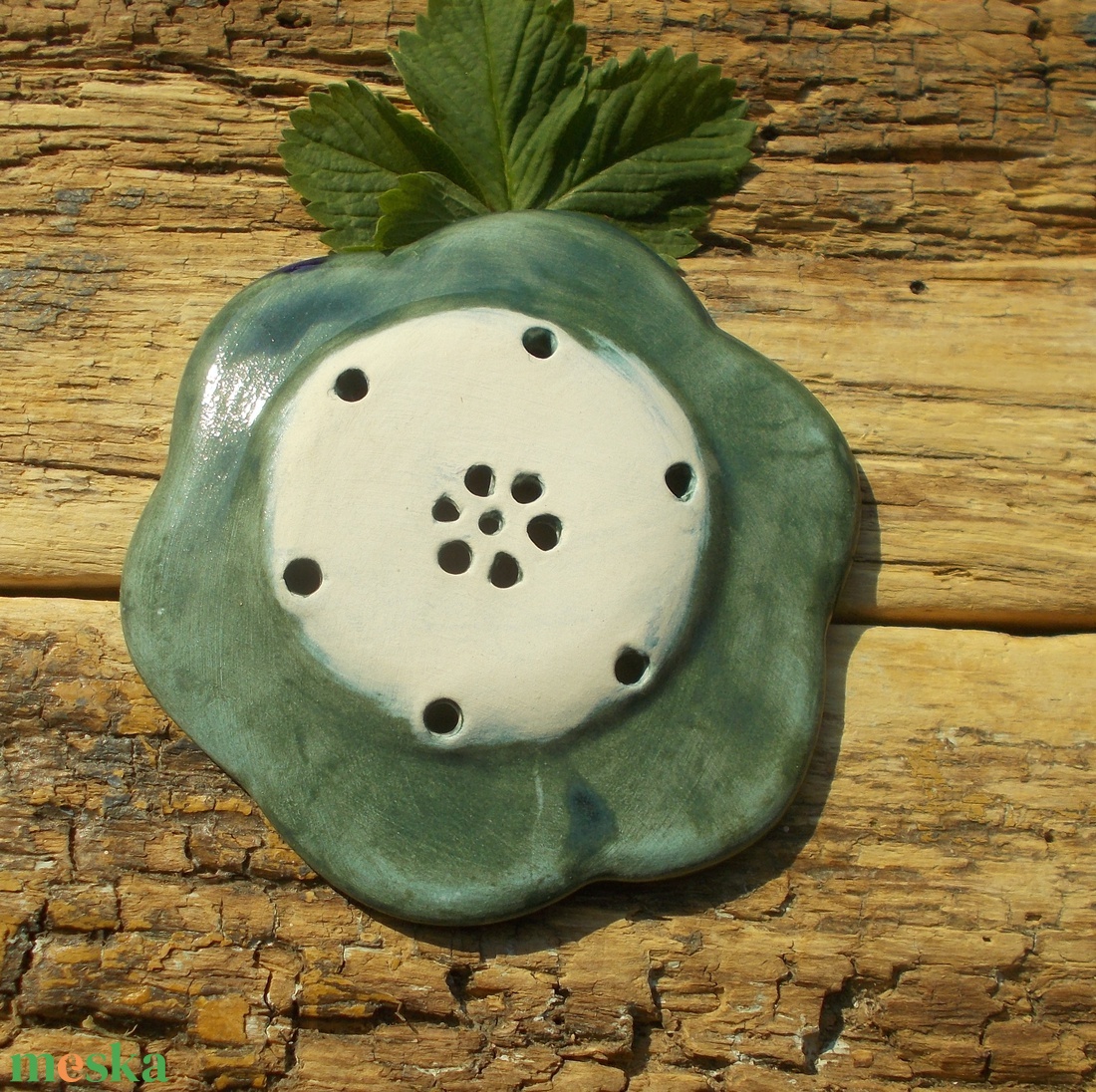 Tenyérnyi szappantartó - otthon & életmód - fürdőszoba - szappantartó - Meska.hu