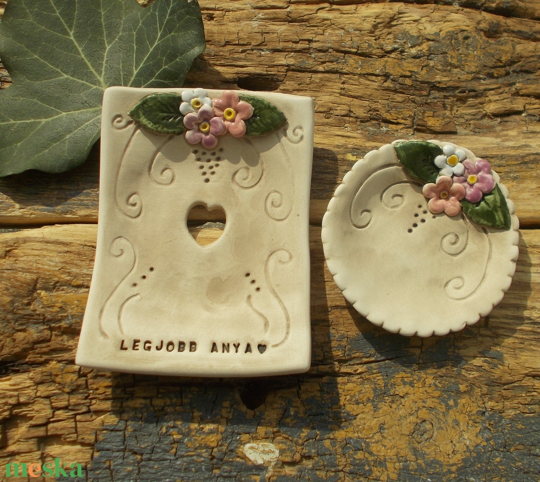 Legjobb anya - otthon & életmód - fürdőszoba - szappantartó - Meska.hu