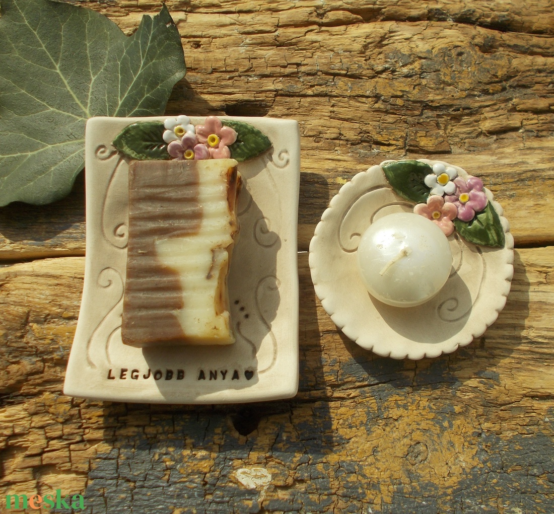 Legjobb anya - otthon & életmód - fürdőszoba - szappantartó - Meska.hu