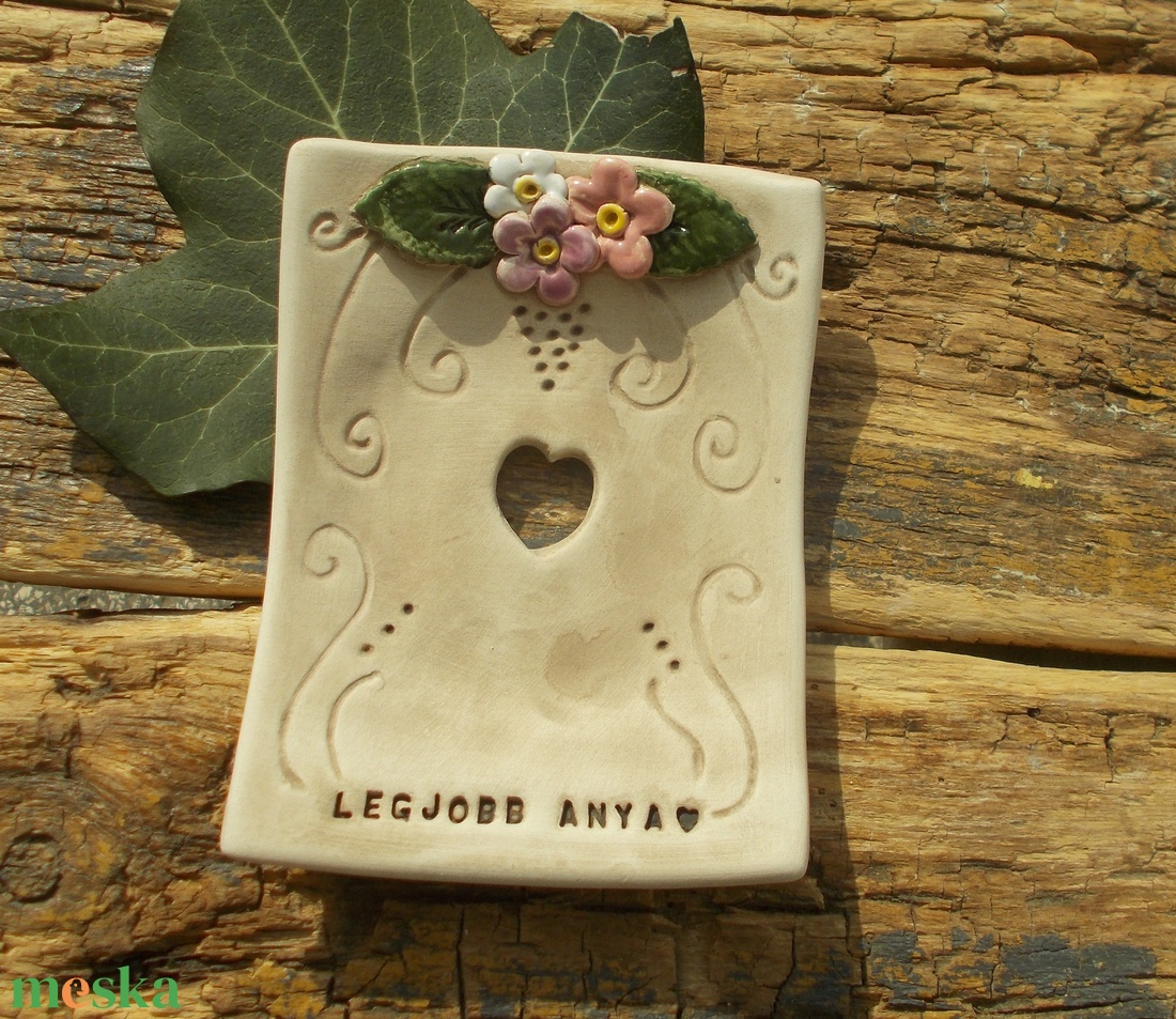 Legjobb anya - otthon & életmód - fürdőszoba - szappantartó - Meska.hu