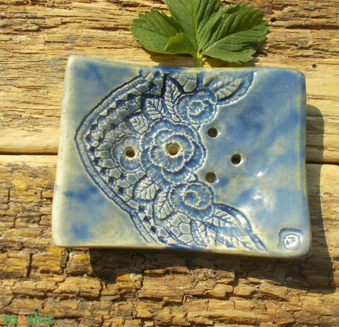 Antikolt szappantartó - otthon & életmód - fürdőszoba - szappantartó - Meska.hu