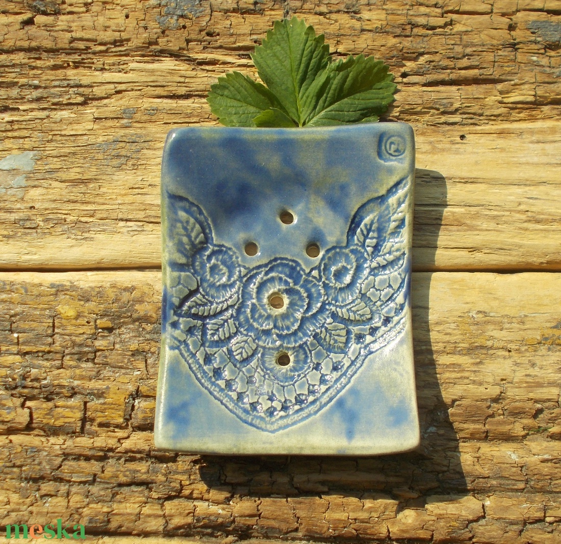 Antikolt szappantartó - otthon & életmód - fürdőszoba - szappantartó - Meska.hu