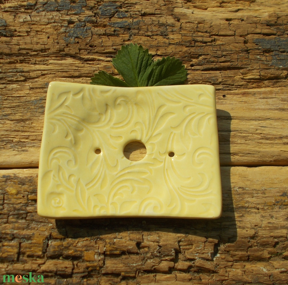 Antikolt szappantartó - otthon & életmód - fürdőszoba - szappantartó - Meska.hu