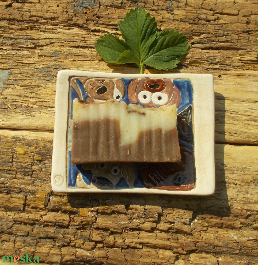 Kutyusok - otthon & életmód - fürdőszoba - szappantartó - Meska.hu