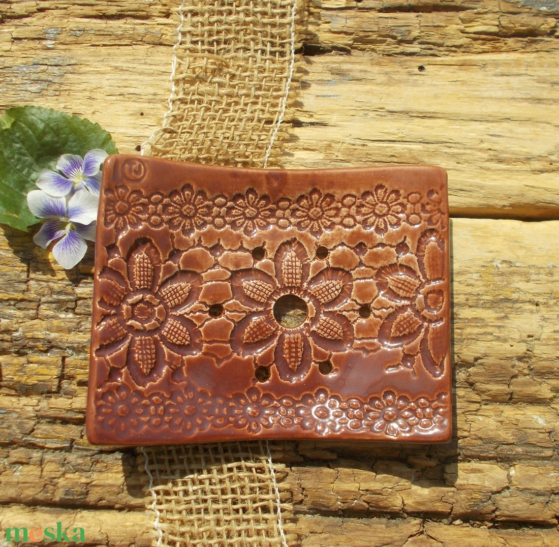 Antikolt  szappantartó - otthon & életmód - fürdőszoba - szappantartó - Meska.hu