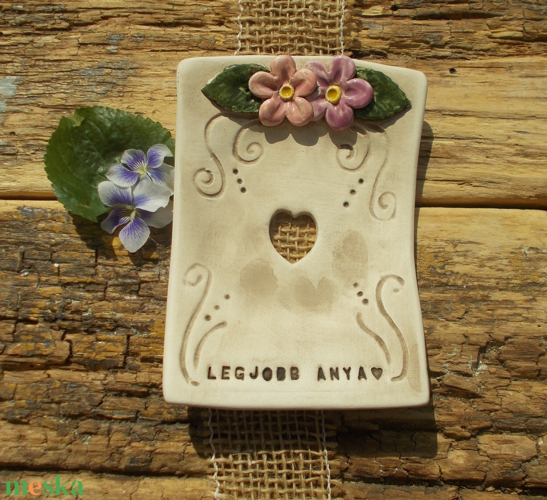 Legjobb anya - otthon & életmód - fürdőszoba - szappantartó - Meska.hu