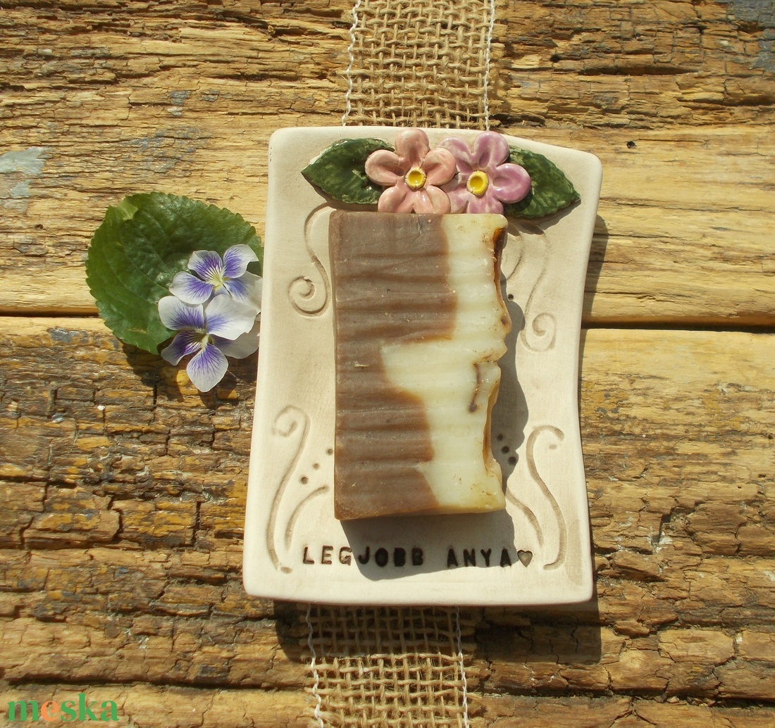 Legjobb anya - otthon & életmód - fürdőszoba - szappantartó - Meska.hu