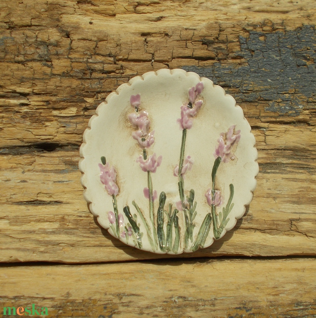 Levendulás szett - otthon & életmód - fürdőszoba - szappantartó - Meska.hu