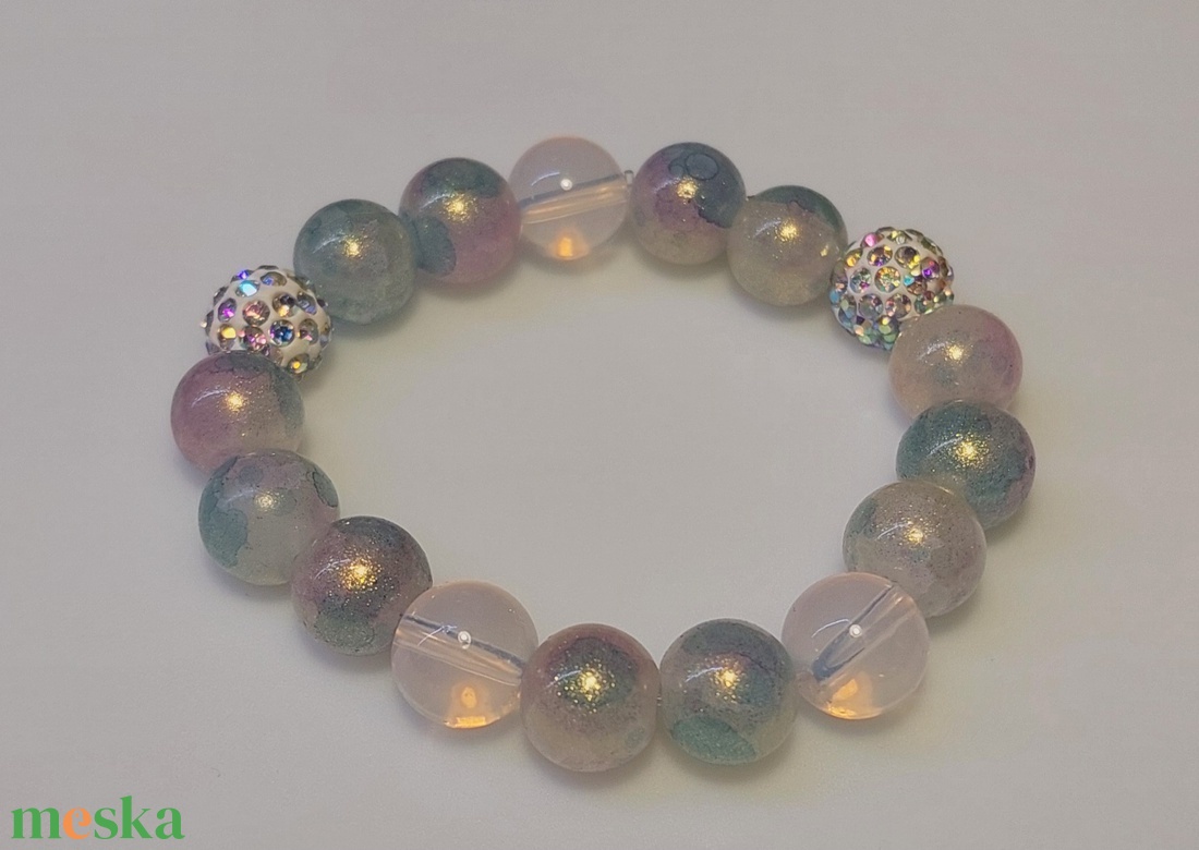 Karkötő1 - ékszer - karkötő - gyöngyös karkötő - Meska.hu