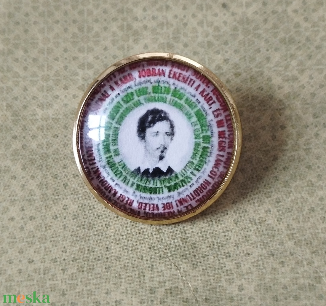 Petőfi kitűző - ékszer - kitűző és bross - Meska.hu Petőfi kitűző - ékszer - kitűző és bross - Meska.hu